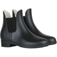 Produktbild von Horze Reitstiefel für Kinder Bonn Jodhpurs aus Gummi wasserdicht Winter Schwarz Größe 33