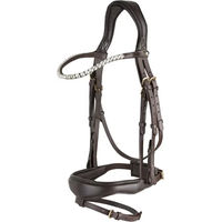 Produktbild von Horze Somerset Anatomischer Trensenzaum aus Leder in Braun für Warmblut