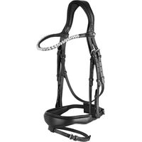 Produktbild von Horze Somerset Anatomischer Trensenzaum aus Leder in Schwarz Größe XL