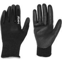 Produktbild von Horze Sommer Arbeitsreithandschuhe Unisex Schwarz aus Polyester wasserdicht
