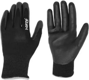 Produktbild von Horze Sommer Arbeitsreithandschuhe Unisex Schwarz aus Polyester wasserdicht