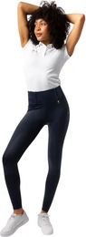 Horze Sophia Damen Reitleggings mit Vollbesatz und Silikon-Grip Blau Größe 42 – Bild 1 von 6