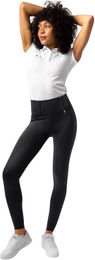 Horze Sophia Damen Reitleggings mit Vollbesatz und Silikon-Grip Schwarz Größe 42 – Bild 1 von 7