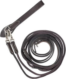 Produktbild von Horze Sparta Deutscher Zügel aus Leder und Nylon für Pferde