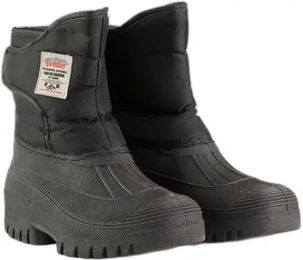 Horze Spirit Stallhalbstiefel für Damen und Kinder wasserdicht gefüttert Schwarz Größe 40 – Bild 1 von 7