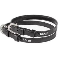 Produktbild von Horze Sporenriemen aus Leder für Pferde in Schwarz Weiß oder Silber