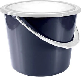 Produktbild von Horze Stalleimer mit Deckel aus Kunststoff Blau - 8 l