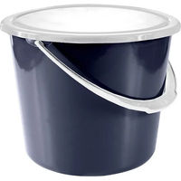 Produktbild von Horze Stalleimer mit Deckel aus Kunststoff Blau - 8 l