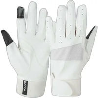 Produktbild von Horze Stretchhandschuhe für Damen mit Neoprenbündchen und Kunstleder in Weiß