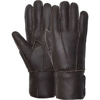 Produktbild von Horze Supreme Reithandschuhe aus Schafsleder Winter Unisex Braun Taille 9