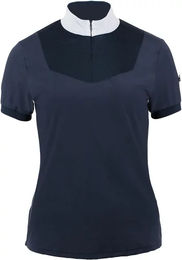 Produktbild von Horze Taylor Reitshirt Damen Blau Polyamid Größe 34