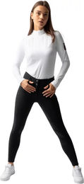 Produktbild von Horze Tiffany II Thermo-Reitleggings für Damen mit Vollbesatz Winter Schwarz Größe 36