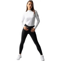 Produktbild von Horze Tiffany II Thermo-Reitleggings für Damen mit Vollbesatz Winter Schwarz Größe 42