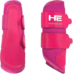 Horze Trendy Gamaschen für Pferde Rosa Silber Vollblut – Bild 1 von 1