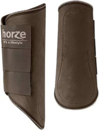 Produktbild von Horze Vorderbeingamaschen mit Schaffellfutter Braun Größe L