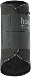 Produktbild von Horze Vorderbeingamaschen mit Schaffellfutter Schwarz