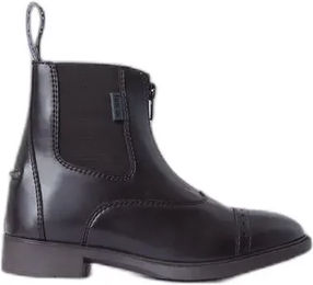 Produktbild von Horze Wexford Jodhpur-Stiefeletten für Mädchen aus Leder mit Reißverschluss