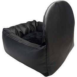 Hossi's Wholesale Autositz für Hunde und Katzen aus wasserabweisendem Kunstleder in Schwarz – Bild 1 von 5