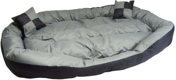 Hossi's Wholesale Hundebett XL Wendekissen Grau 150x120x25cm – Bild 1 von 2