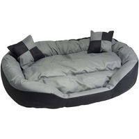 Produktbild von Hossi's Wholesale Hundekissen Grau M 85x70x20cm Weiches Wendekissen für Hunde
