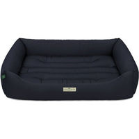 Produktbild von HOUND & NATURE Öko Hundebett BERN aus Baumwolle Blau XXL