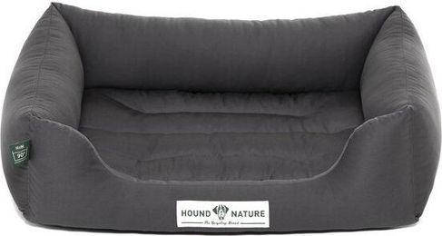 HOUND & NATURE Öko Hundebett BERN aus Baumwolle Grau Größe S – Bild 1 von 1