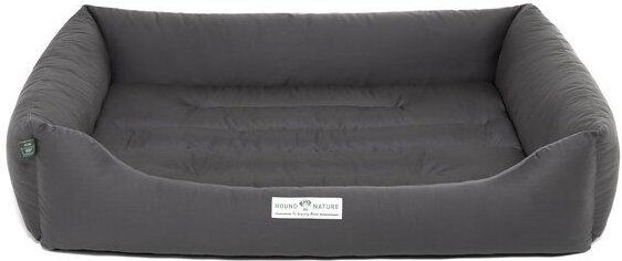 HOUND & NATURE Öko Hundebett BERN aus Baumwolle Grau XL – Bild 1 von 2