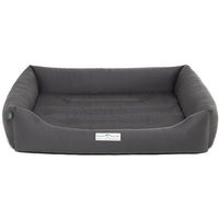 Produktbild von HOUND & NATURE Öko Hundebett BERN aus Baumwolle Grau XL