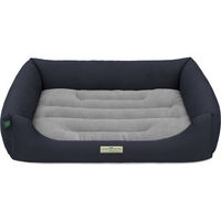 Produktbild von HOUND & NATURE Öko Hundebett Luzern aus Baumwolle in Blau Größe L