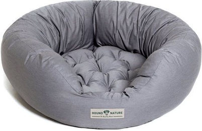 HOUND & NATURE Öko Hundebett St. Moritz aus Baumwolle Grau Größe L – Bild 1 von 1