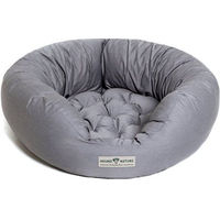 Produktbild von HOUND & NATURE Öko Hundebett St. Moritz aus Baumwolle Grau Größe L