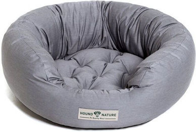 HOUND & NATURE Öko Hundebett St. Moritz Grau Größe M aus Baumwolle – Bild 1 von 3