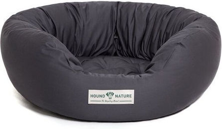 HOUND & NATURE Öko Hundebett St. Moritz Grau Größe M aus Baumwolle – Bild 1 von 3