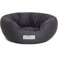 Produktbild von HOUND & NATURE Öko Hundebett St. Moritz Grau Größe M aus Baumwolle