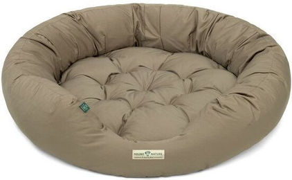 HOUND & NATURE Öko Hundebett St. Moritz XL Taupe aus Baumwolle – Bild 1 von 1