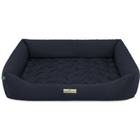 Produktbild von HOUND & NATURE Öko Hundebett Zermatt aus Baumwolle Blau XXL für Senior Hunde