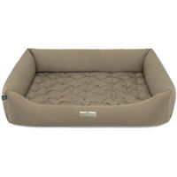 Produktbild von HOUND & NATURE Öko Hundebett ZERMATT XXL aus Baumwolle in Taupe und Beige