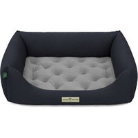 Produktbild von HOUND & NATURE Öko Hundebett Zürich aus Fleece in Blau Größe M für Senioren