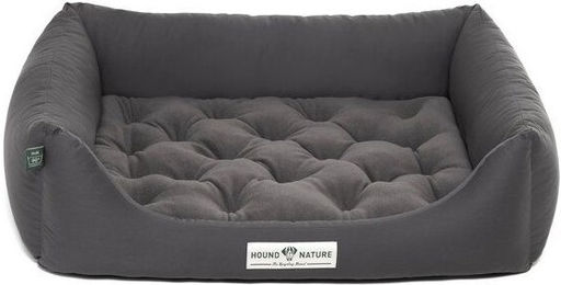 HOUND & NATURE Öko Hundebett Zürich aus Fleece in Grau Größe M für kleine Hunde und Senioren – Bild 1 von 1
