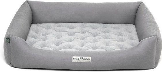HOUND & NATURE Öko Hundebett Zürich aus Fleece in Grau XXL für Senior Hunde – Bild 1 von 1