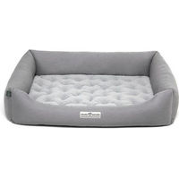 Produktbild von HOUND & NATURE Öko Hundebett Zürich aus Fleece in Grau XXL für Senior Hunde