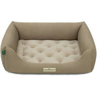 Produktbild von HOUND & NATURE Öko Hundebett Zürich aus Fleece in Taupe und Beige Größe M für Senioren
