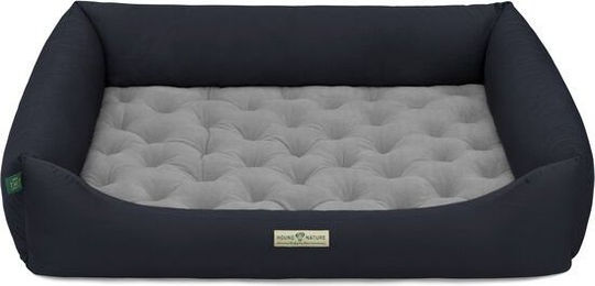 HOUND & NATURE Öko Hundebett Zürich Blau Fleece XXL für Senior Hunde – Bild 1 von 2
