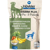 Produktbild von Höveler DOG DARM PLUS Pulver zur Unterstützung der Magen-Darm-Verdauung mit Probiotika 150g