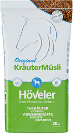 Produktbild von Höveler Kräuter Müsli Trockenfutter zur Immunstärkung und Unterstützung der Atemwege