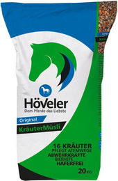 Höveler Kräutermüsli Pferdefutter zur Unterstützung der Atemwege und des Immunsystems - 20 kg – Bild 1 von 10