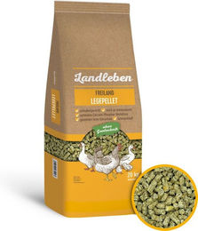 Produktbild von Höveler Landleben Freiland Legepellet Hühnerfutter für Hühner Puten Enten und Gänse Grün