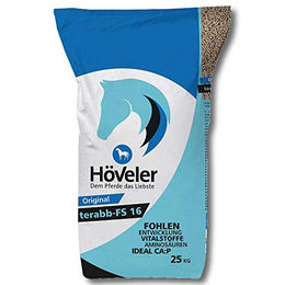 Höveler Terabb Junior Kraftfutter für Fohlen und Aufzucht zur Unterstützung des Immunsystems - 25 kg – Bild 1 von 2