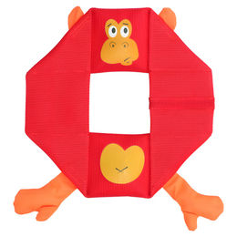 Produktbild von Hozies Hundespielzeug Octagon Jeffrey Jungle Quietschspielzeug in Rot