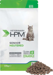HPM Veterinary HPM Senior Neutered Katzenfutter für kastrierte Katzen zur Gewichtskontrolle und zum Muskelaufbau 1,5 kg – Bild 1 von 5